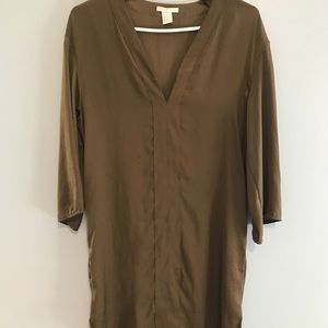 Olive green dress